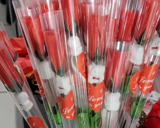 Rosa con osito chica