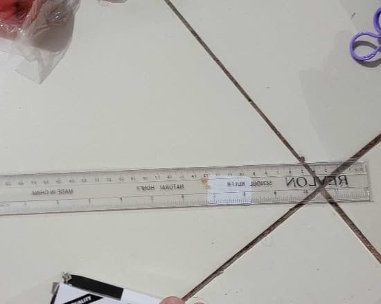 Regla transparente 30 cm