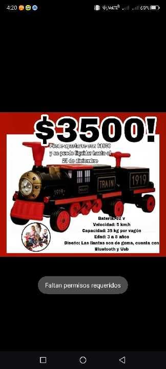 Tren montable electrico
