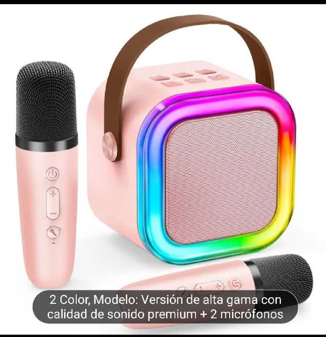 Bocina karaoke 2 mic
