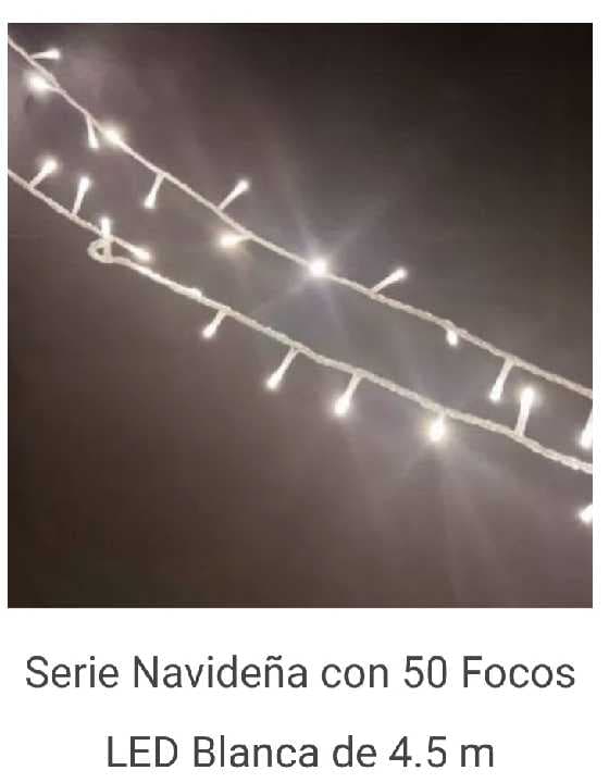 Serie navideña blancas 4 metros