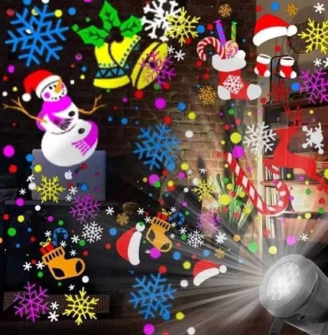 Proyector navideño